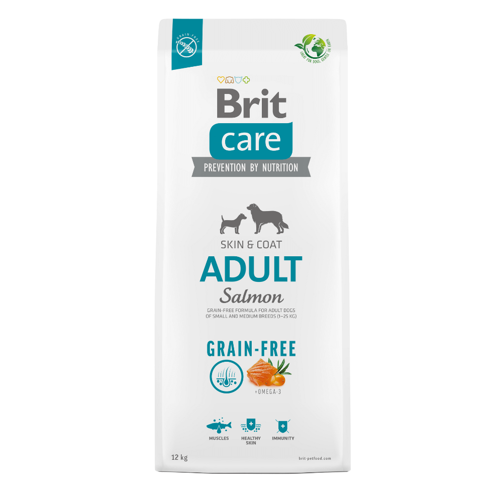 BRIT Care Grain-Free Adult Salmon – sucha karma dla psa - 12 kg