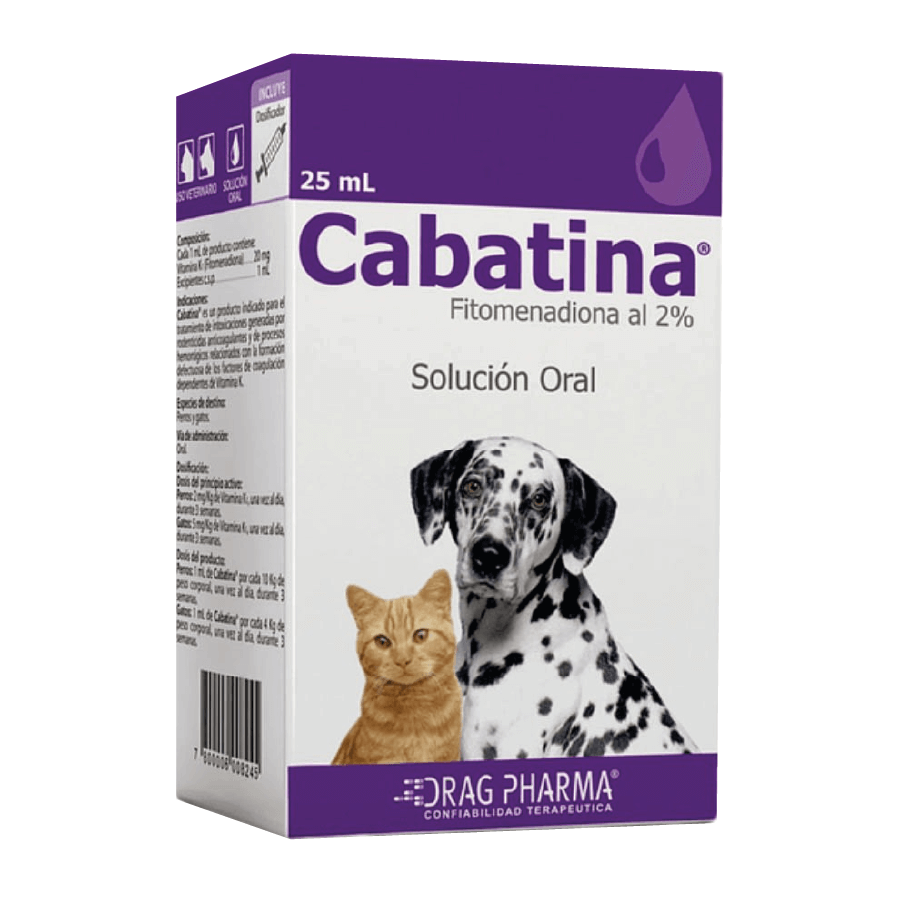 Cabatina Sol. Oral (Fitomenadiona 2 %) – petvet.cl