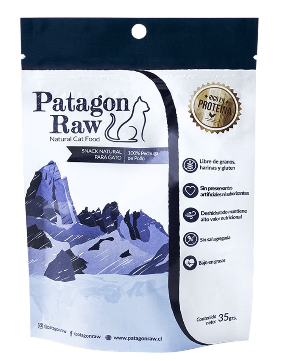 Patagon Raw - Snack 100% Pechuga De Pollo Para Gato