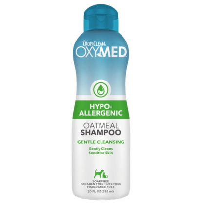 Tropiclean Oxymed Shampoo Hipoalergénico 592Ml