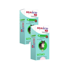 Pack 2x Bravecto Perro 1 Mes 10kg - 20kg (200mg)