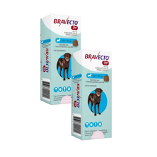 Pack 2x Bravecto Perro 1 Mes 20kg - 40kg (400mg)