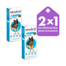 Pack 2X1 Bravecto Perro 20 - 40kg (1000mg)