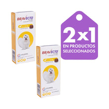 Pack 2x1 Bravecto Perro 2 - 4.5kg (112.5mg)