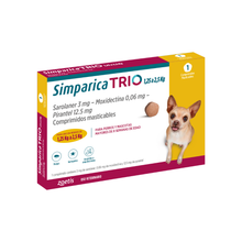 Simparica Trio 1.25 - 2.5kg 1 Comprimido