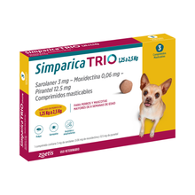 Simparica Trio 1.25 - 2.5kg 3 Comprimidos