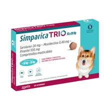 Simparica Trio 10 - 20kg 3 Comprimidos