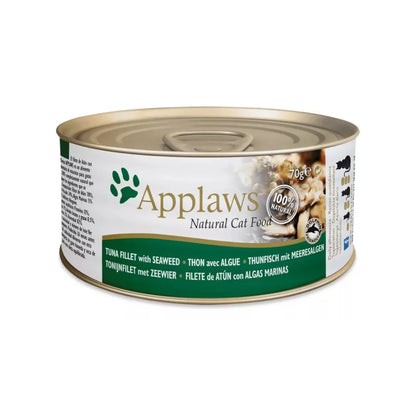 Applaws Gato Filete de Atún - Algas Marinas con Caldito 70 Gr