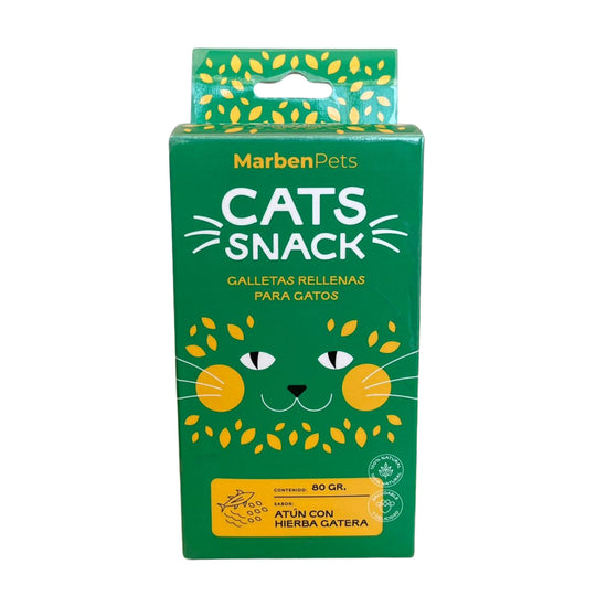 Cats Snack Relleno Atún y Hierba Gatera 80gr