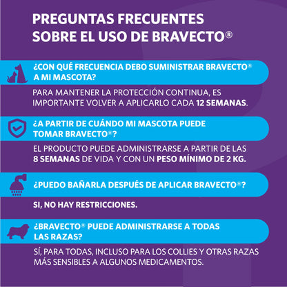 Bravecto Perro 2 - 4.5 kg (112.5 mg)