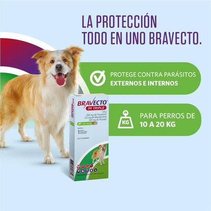 Bravecto 1M Triple 10-20 kg