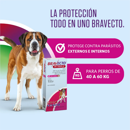 Bravecto 1M Triple 40-60 kg