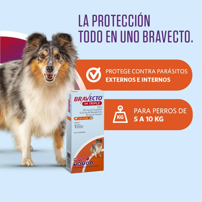 Bravecto 1M Triple 5-10 kg