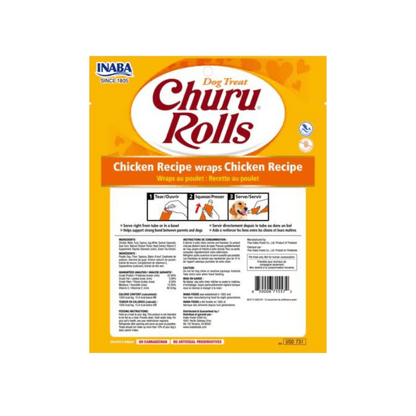Churu Rolls Perro Pollo 8 Unidades