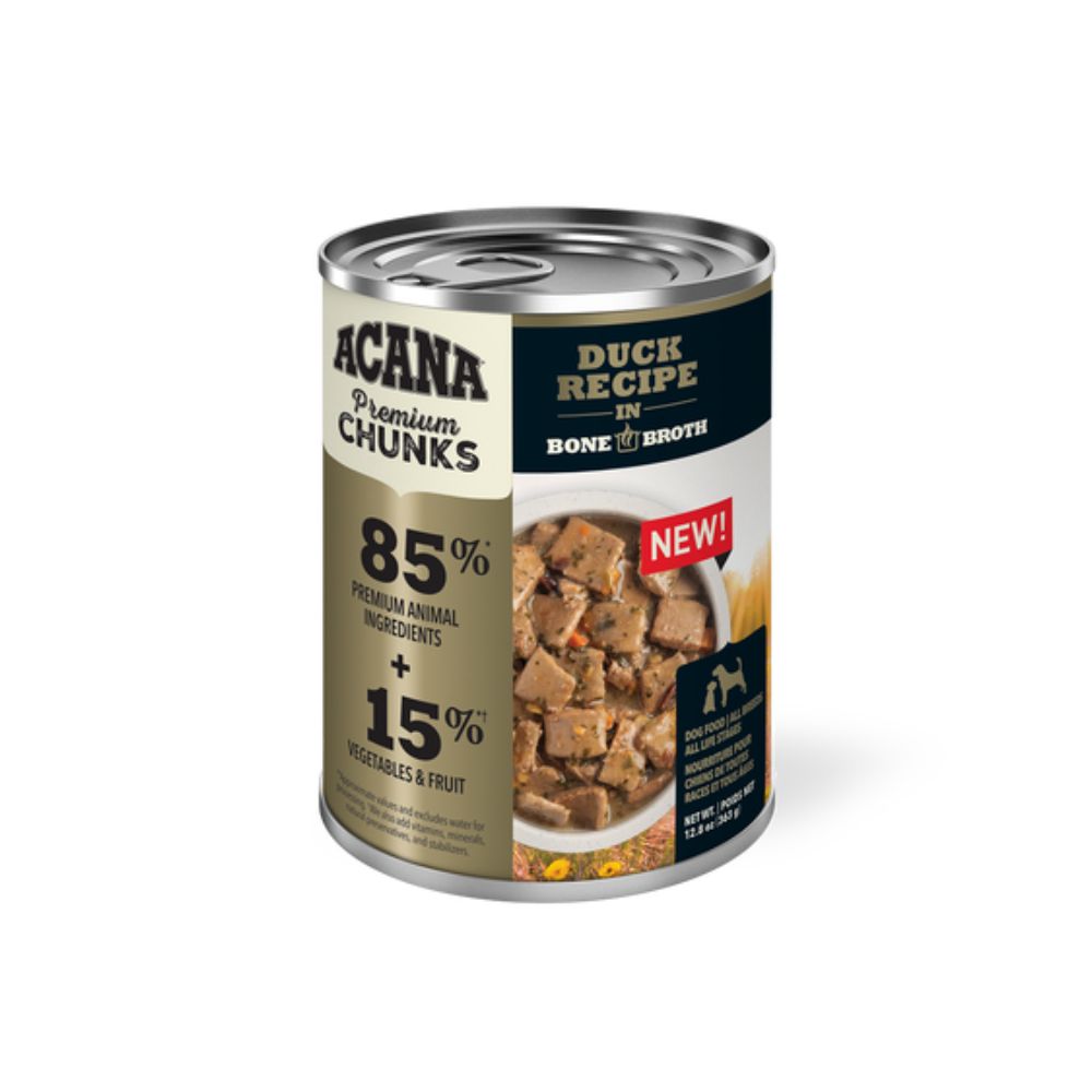 Acana Lata Húmedo Premium Chunks Duck para Perro