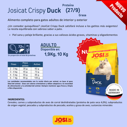 Josera Josicat Crispy Duck