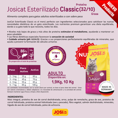 Josera Josicat Esterilizado Classic
