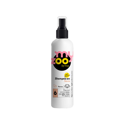 Myzoo Shampoo Para Perro en Seco Espuma Coco