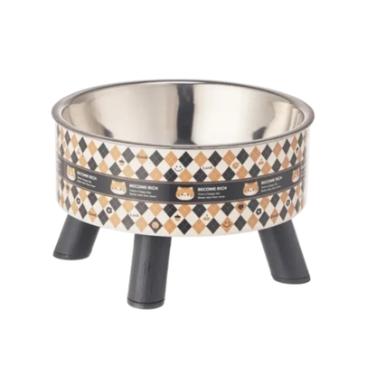 Marben Pets Plato Elevado Diseño Diamantes