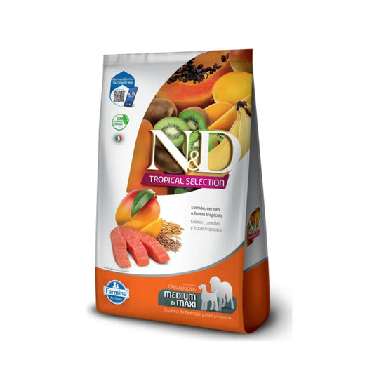 N&D Tropical Perro Adulto Raza Mediana y Grande Pollo 10 Kg