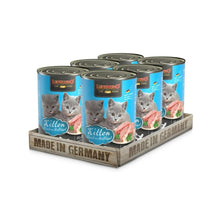 Pack 6x Leonardo Latas Quality Seleccion Kitten 400gr