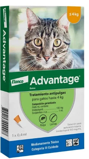 Advantage Gato Hasta 4 k (0.4 ml)