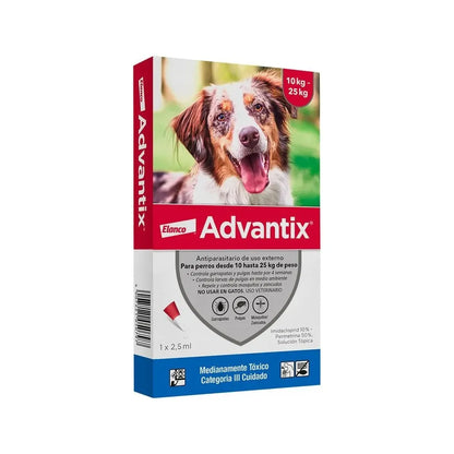 Advantix Perro 10 - 25 k (2.5ml)