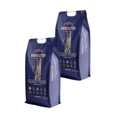 America Litter Clean Paws 30Kg (2x15Kg)
