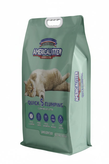 America Litter Quick Clumping Sin Aroma 15 k