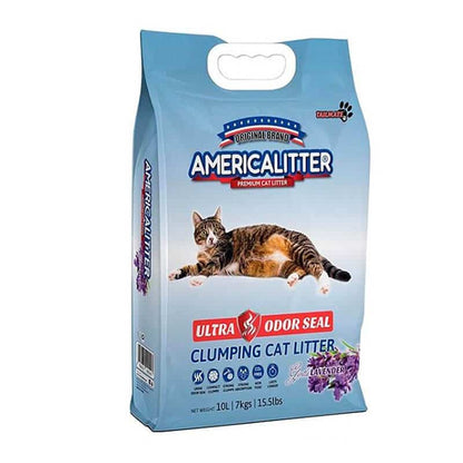 America Litter Ultra Odor Seal Lavanda 15 k