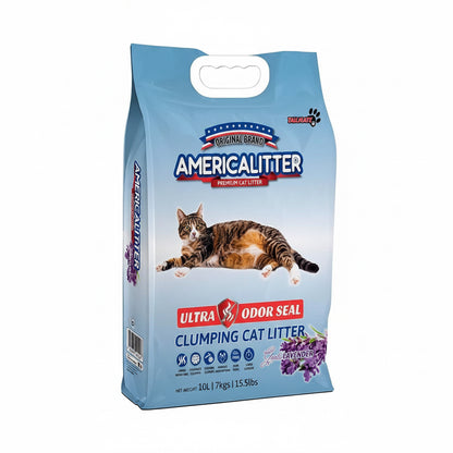 America Litter Ultra Odor Seal Lavanda 7 k