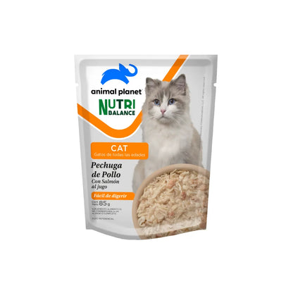 Animal Planet Gato Pechuga de Pollo con Salmón 85 g