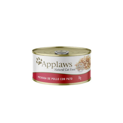 Applaws Gato Pechuga de Pollo - Pato con Caldito 70 g