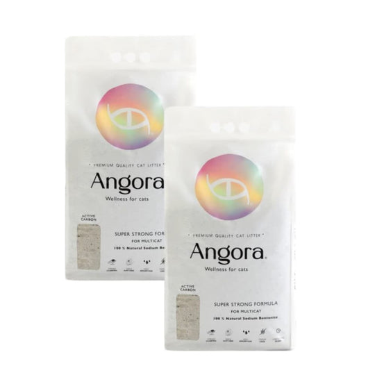 Arena Angora Carbón Activado 24kg (2x12Kg)