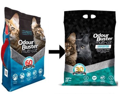 Pack 2x Arena Odour Buster Multi Cat 12Kg (2x12Kg)