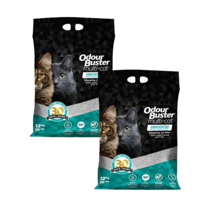 Pack 2x Arena Odour Buster Multi Cat 12Kg (2x12Kg)