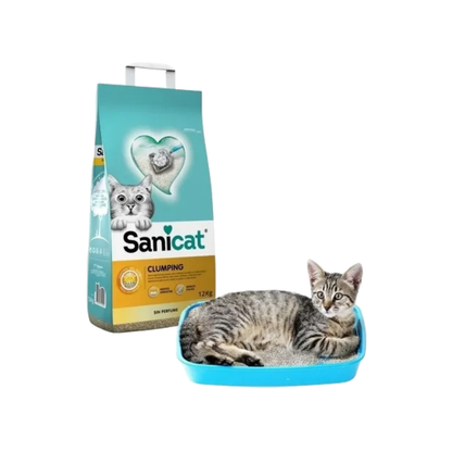 Arena Sanicat Aglomerante sin Perfume 12 kg