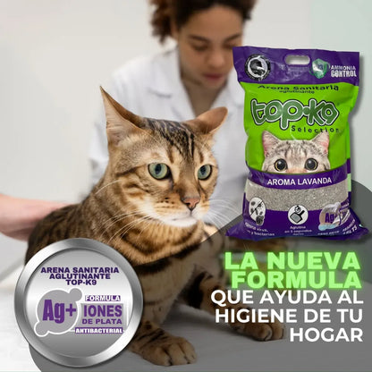 Arena Top K9 Aglutinante 25 Kg Lavanda