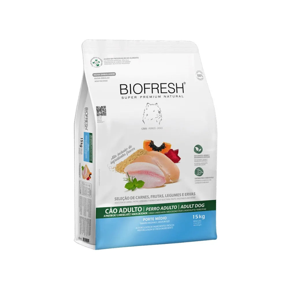 Biofresh Super Premium Perros Adultos Raza Media 10.1 k | Petvet.cl ...