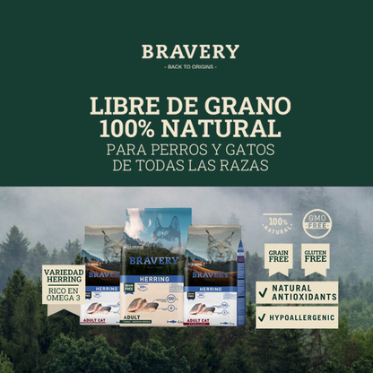 Bravery Herring Gato Adulto Esterilizado