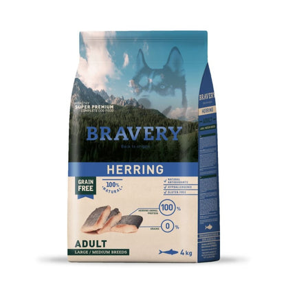 Bravery Perro Adulto Herring Razas Mediana y Grandes