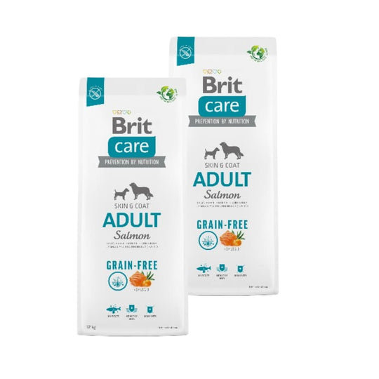 Pack Brit Care Adult Salmon 24Kg (2x12Kg)
