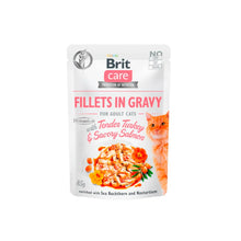 Brit Care Gato Filetes de Pavo y Salmon en Salsa 85Gr