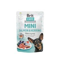 Brit Care Mini Salmon & Herring Sterilized Fillets in Gravy 85 g