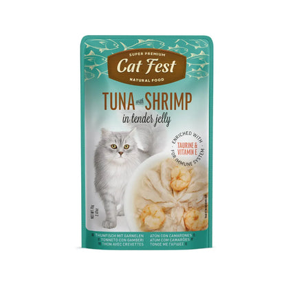 Cat Fest Filete de Atun con Camaron en Gelatina