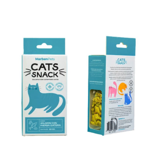 Cats Snack Hierba Gatera Salmón 80g