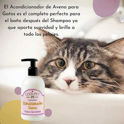 Coolpet Acondicionador de Avena para Gatos 250 ml