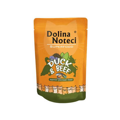 Dolina Superfood Gato Pato y Vacuno 10 x 85 g