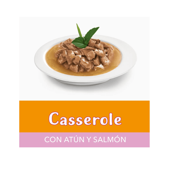 Fancy Feast Casserole Atún Salmón Purina Pouch Húmedo 85 gr