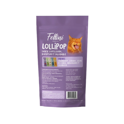 Fellini Snack Lollipop Cranberry 3 Unidades